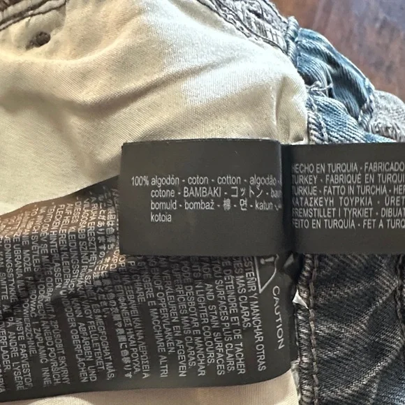 Zara Women's Charcoal Gray Black Wash Fade Long Shirt Dress Jacket - Picture 13 of 14